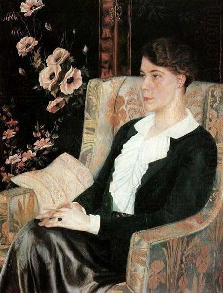 Portrait of E. N. Glebova, Pavel Filonov